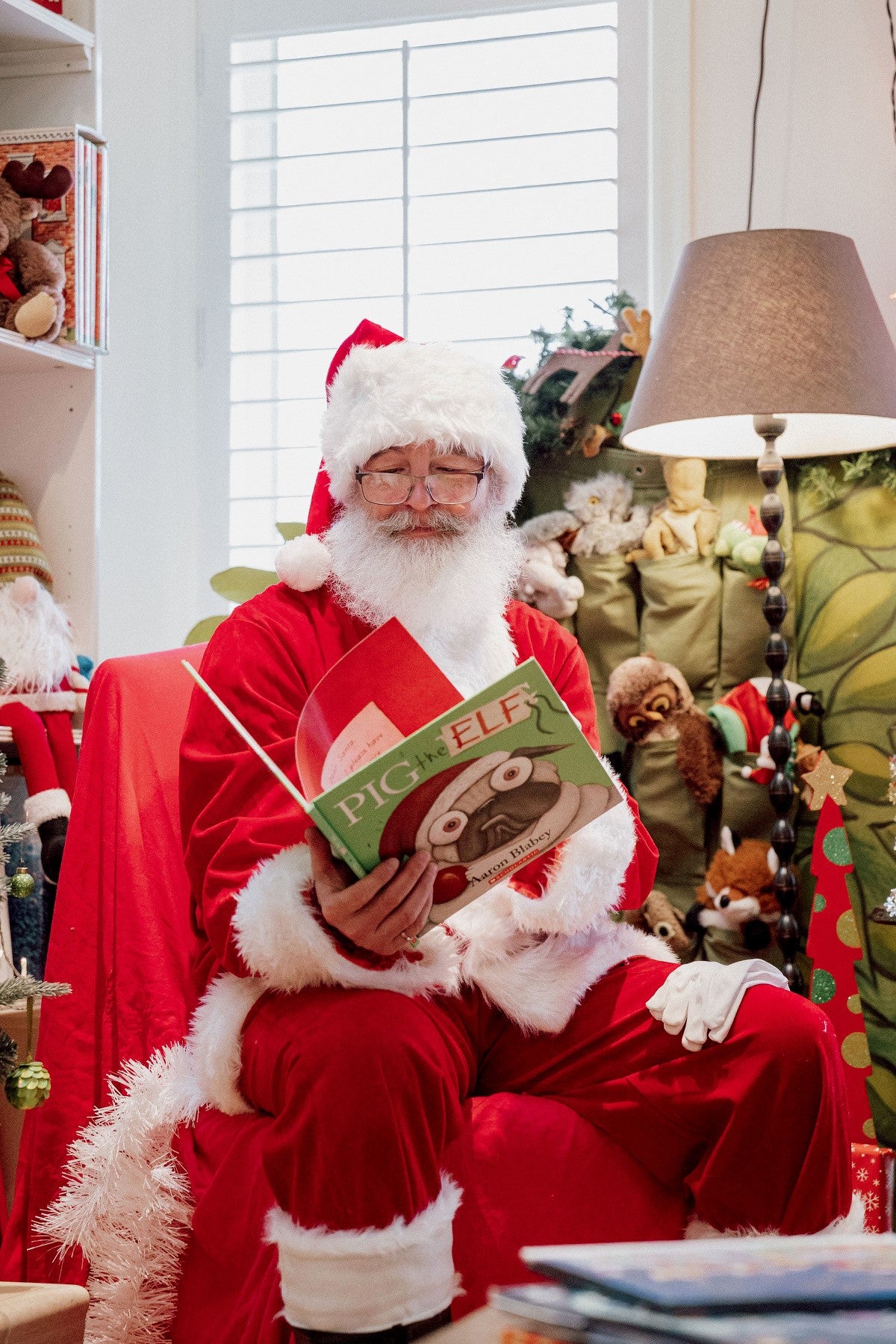 Santa Saturdays at Little Red Reading House